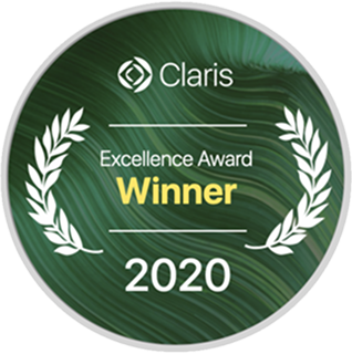 Claris Excellence Award 2020 Winner
